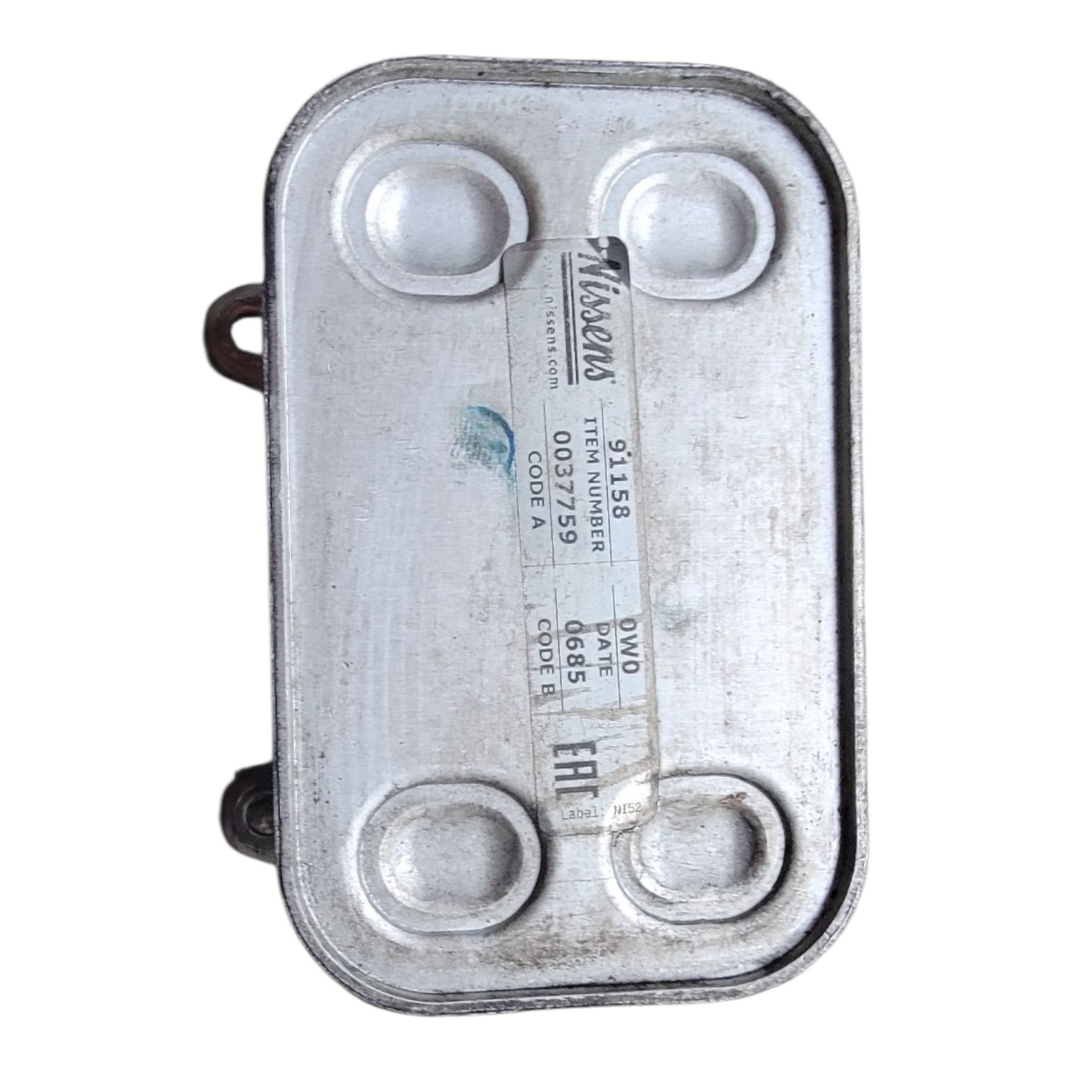 Radiateur d’huile moteur OEM 03L115389B / 03L115389C / 03L115389G / 03L115389H (éq. Nissens 91158) – Image 4
