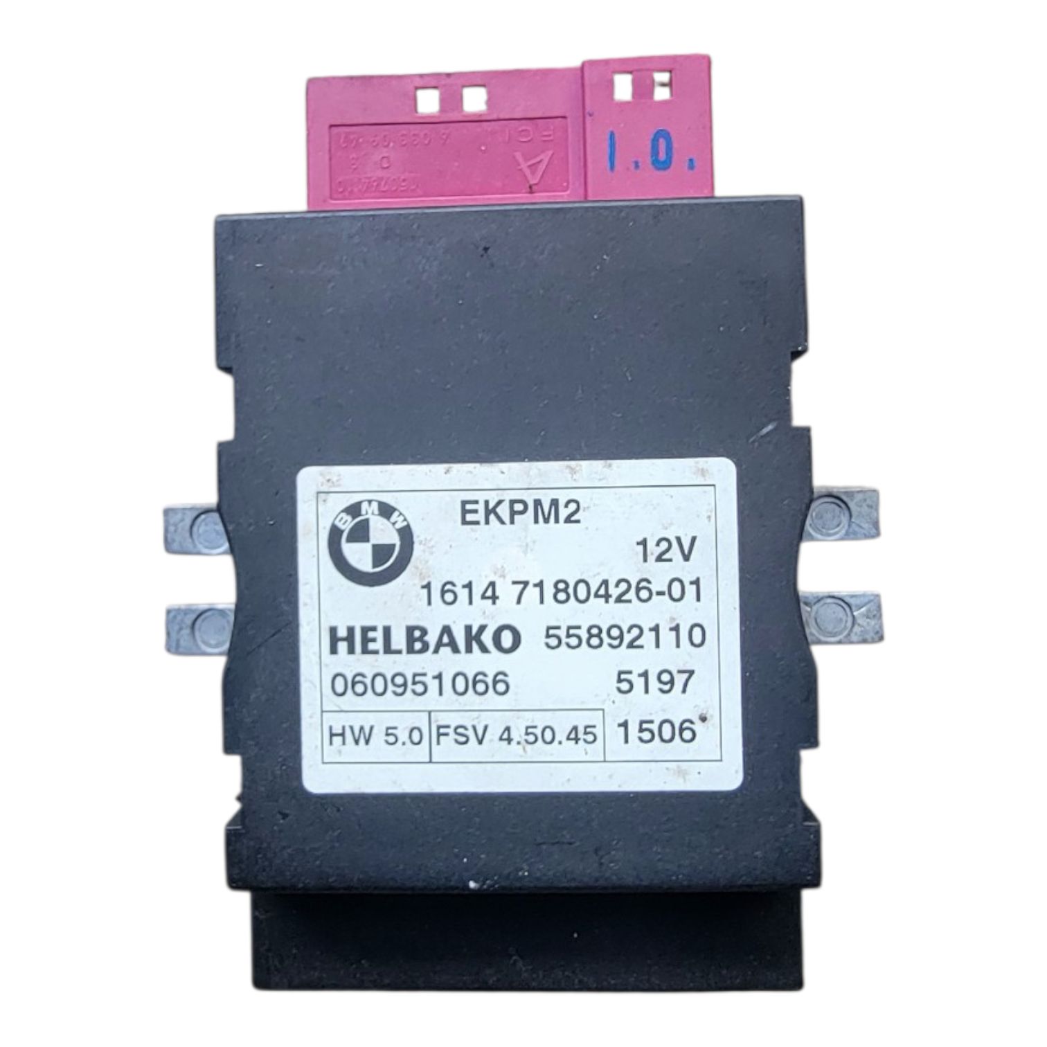 Module de commande pompe à carburant BMW Serie 1 / 3 / 5 OEM 16147180426‑01
