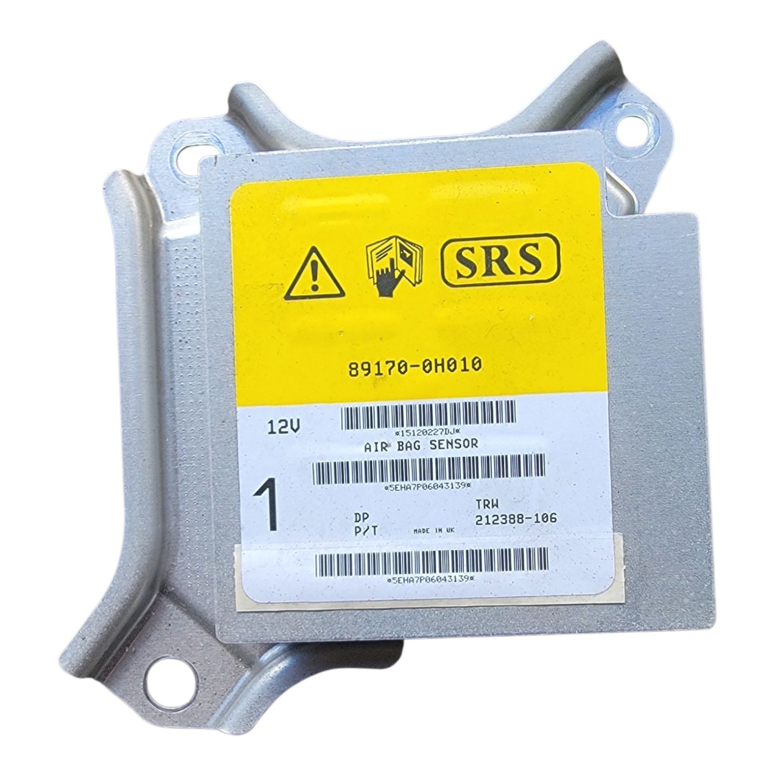 Calculateur d’airbag (module SRS) PSA 107 / Aygo / C1 OEM 89170-0H010