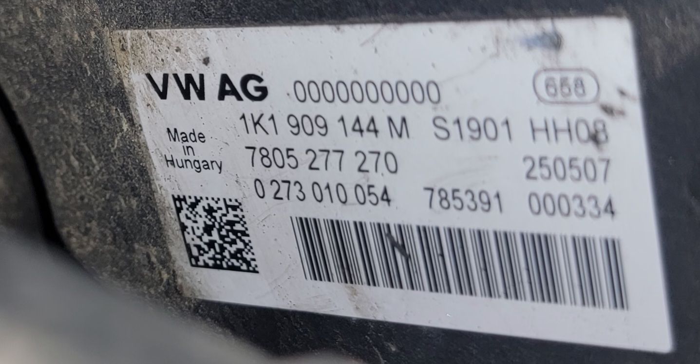Crémaillère de direction Audi A3 8P 2.0 TDI OEM 1K1909144M direction assistée qualité OEM – Image 9