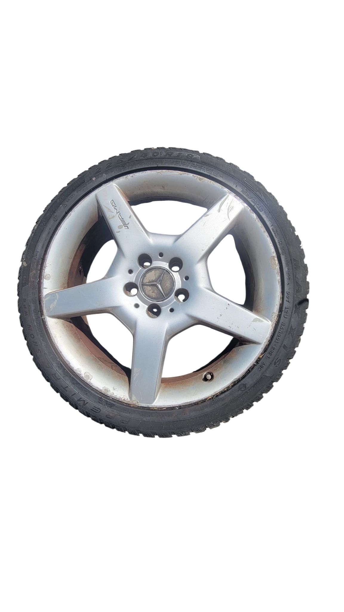 4 jantes AMG 18 pouces / 2 pneus 225/40/18 Qualité OEM A1694011202 – Image 12