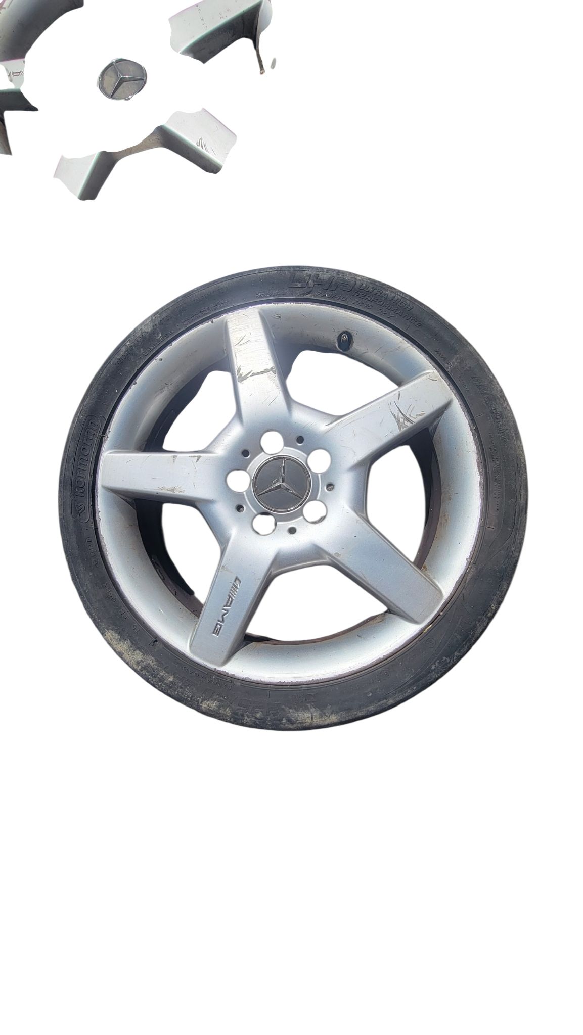 4 jantes AMG 18 pouces / 2 pneus 225/40/18 Qualité OEM A1694011202 – Image 10