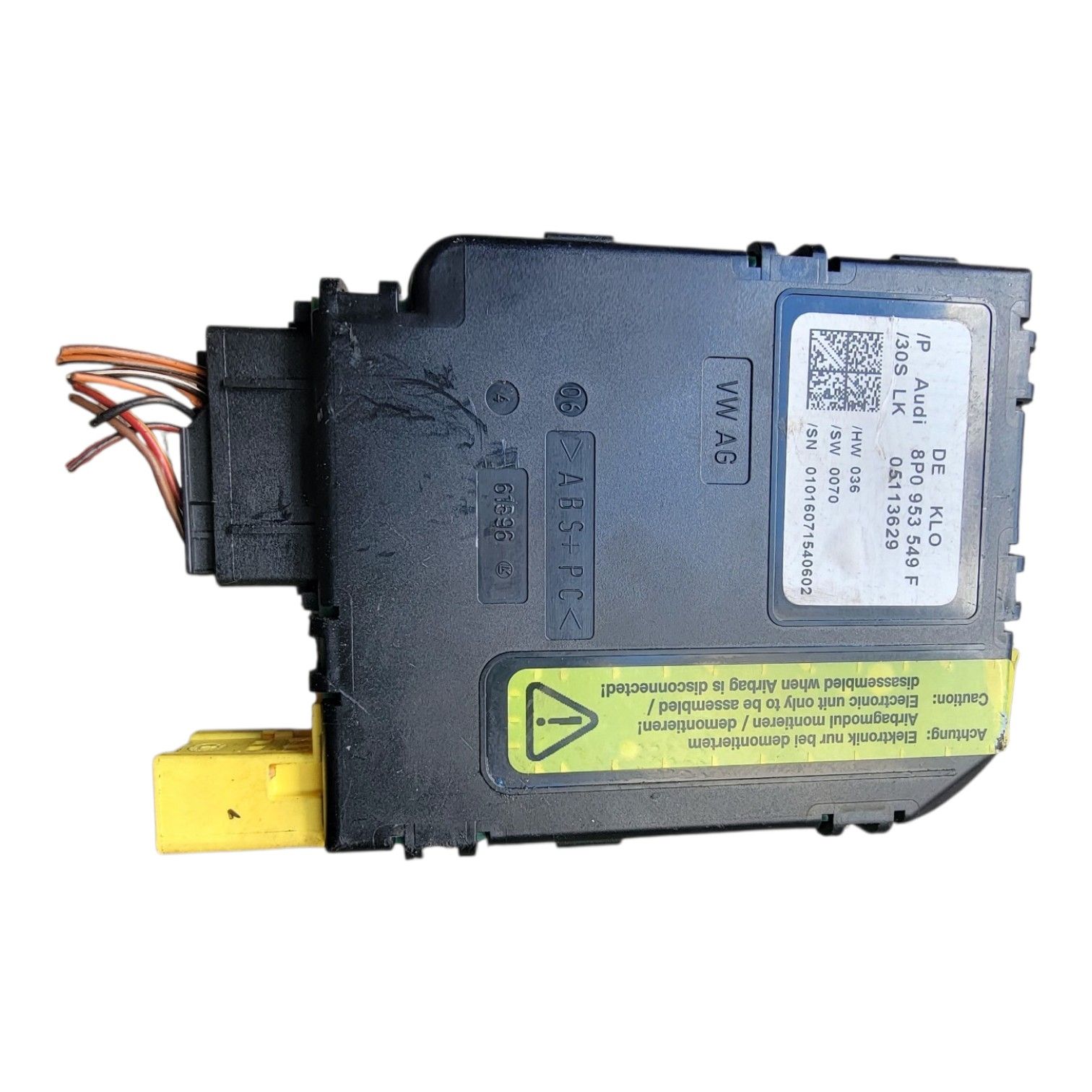 Module de colonne de direction Audi A3 8P OEM 8P0953549F – Image 2