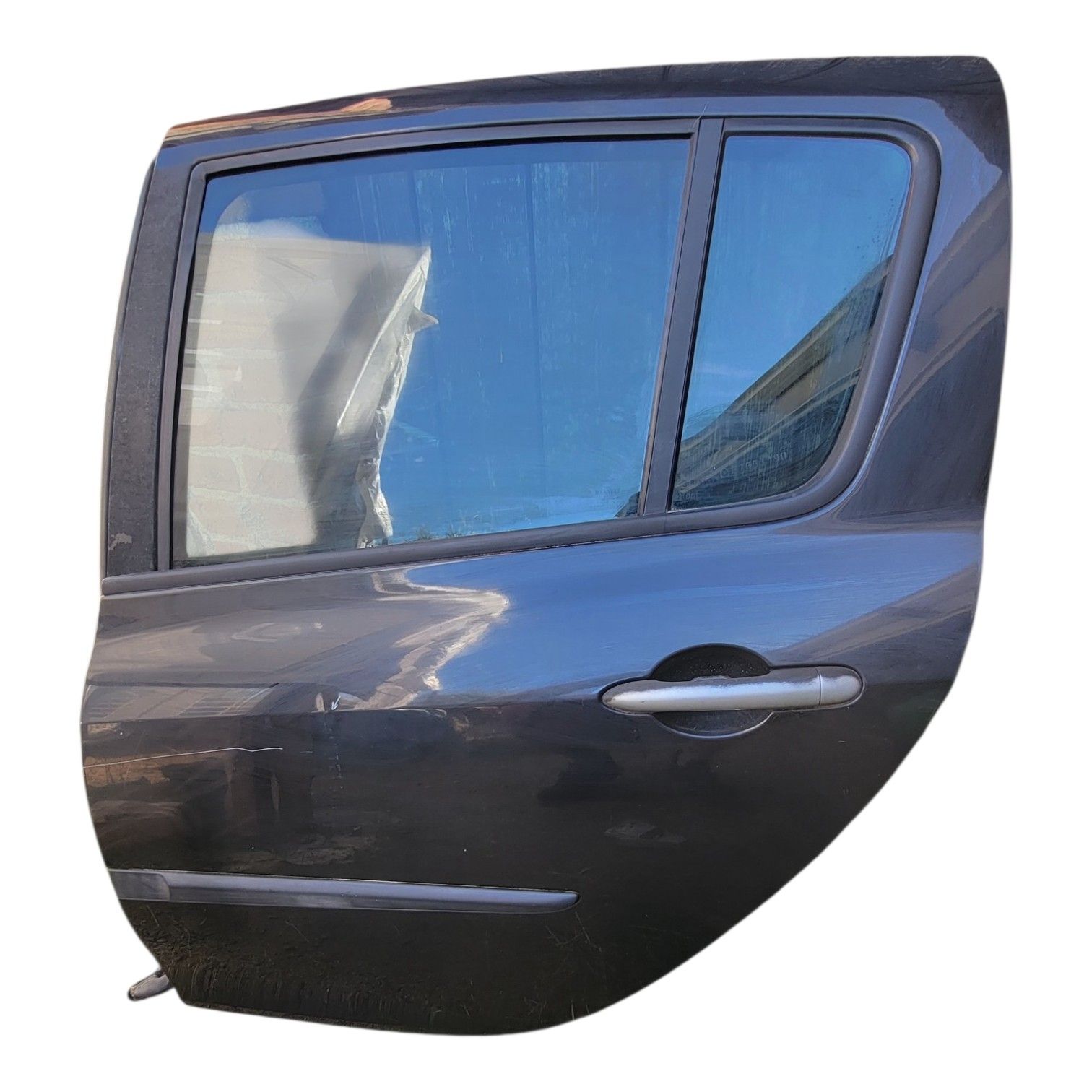 Porte arrière gauche noir Renault Clio 3