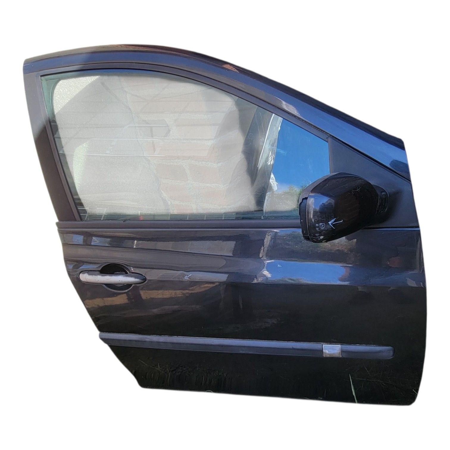 Porte avant droite noire Renault Clio 3 III 5 portes 2005-2012 OEM 7751479113 noire (passagère) – Image 2