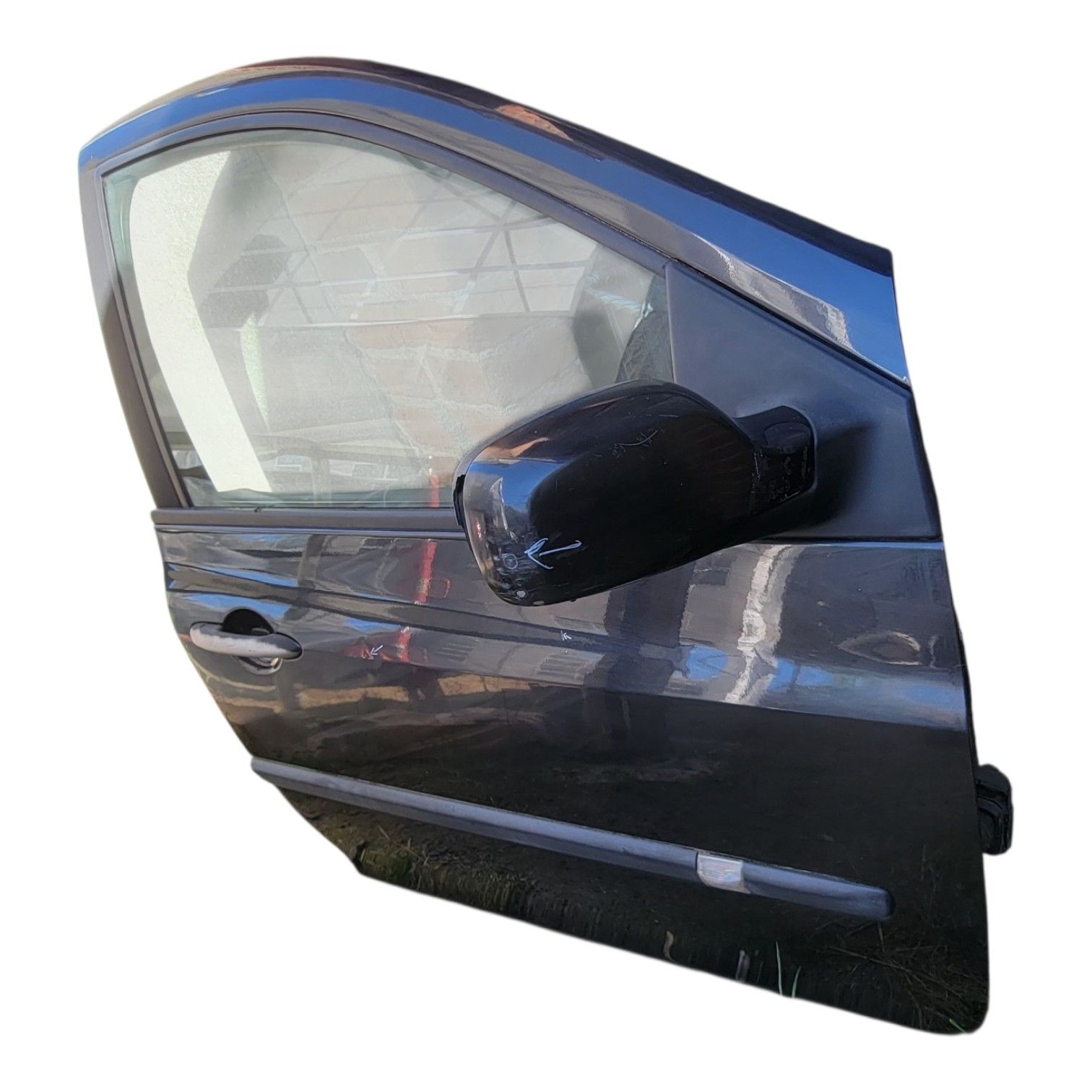 Porte avant droite noire Renault Clio 3 III 5 portes 2005-2012 OEM 7751479113 noire (passagère) – Image 3