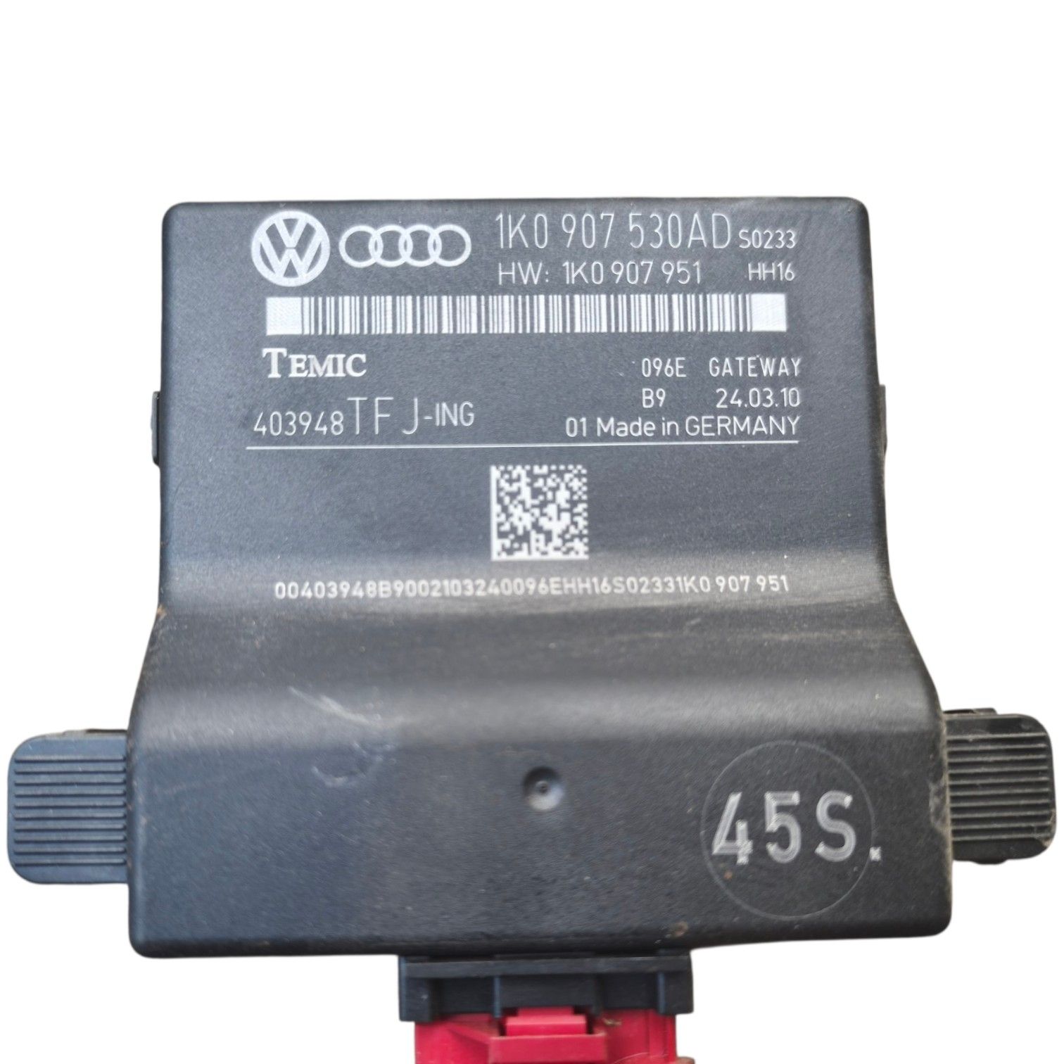 Calculateur Passerelle CAN Gateway J533 1K0907530AD d'origine Volkswagen Audi Seat Skoda