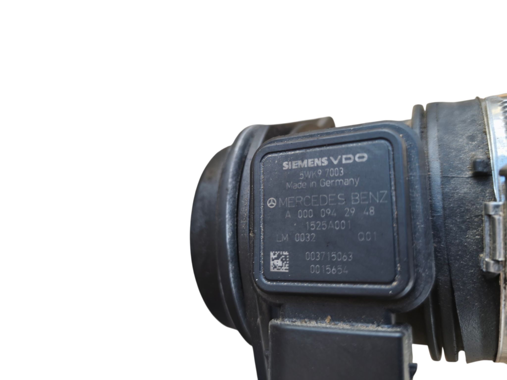 Durite de suralimentation avec débitmètre Siemens VDO Mercedes Classe A W169 Classe B W245 CDI A6400900629 A0000942948 – Image 6